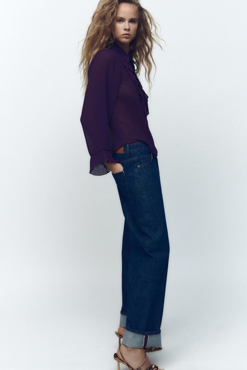 Olivia Vinten featured in  the Zara catalogue for Winter 2022