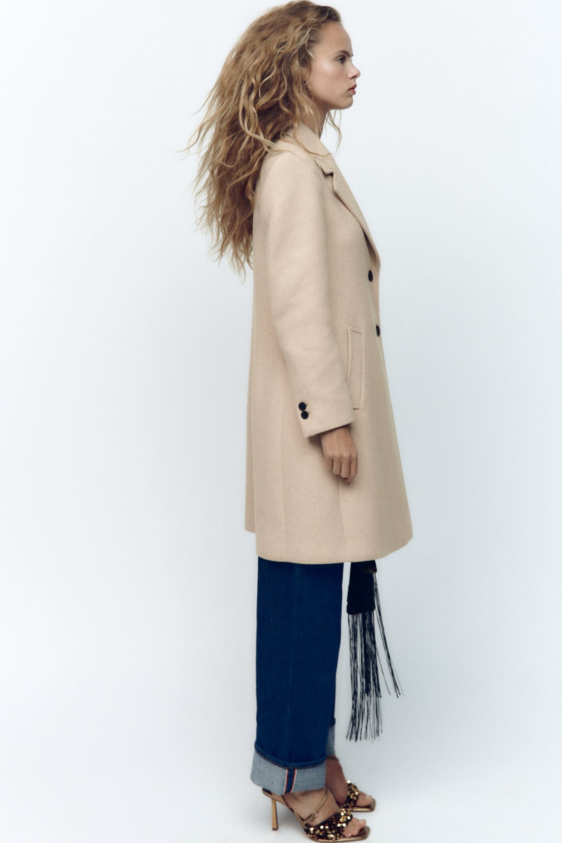 Olivia Vinten featured in  the Zara catalogue for Winter 2022