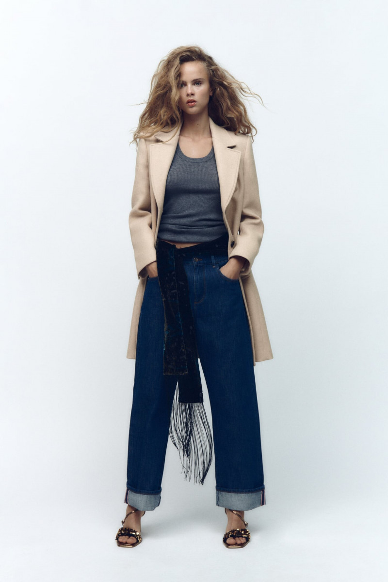 Olivia Vinten featured in  the Zara catalogue for Winter 2022