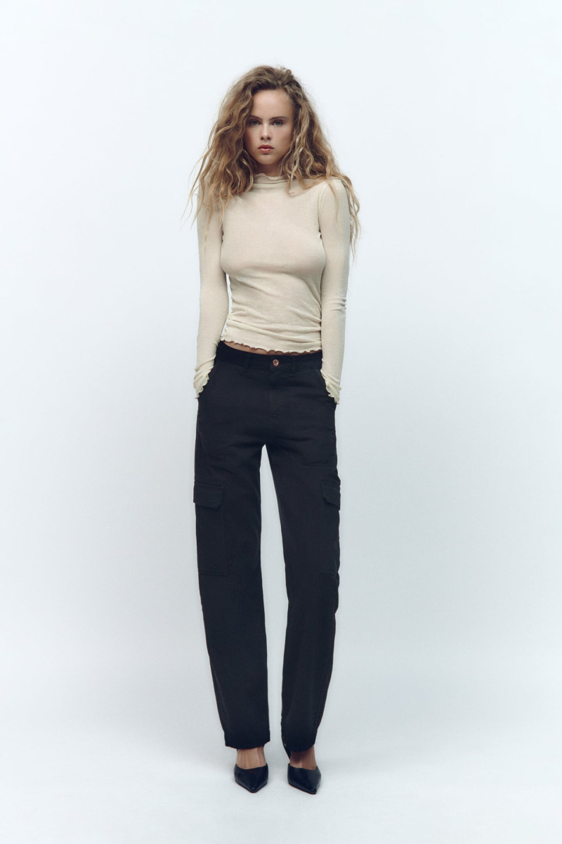 Olivia Vinten featured in  the Zara catalogue for Winter 2022