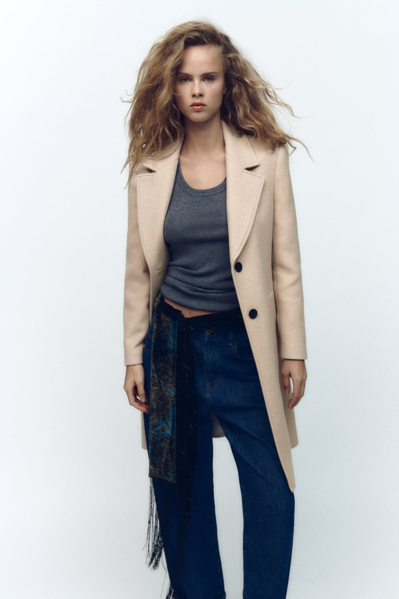 Olivia Vinten featured in  the Zara catalogue for Winter 2022