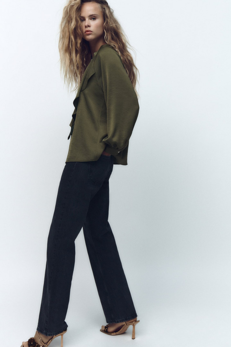 Olivia Vinten featured in  the Zara catalogue for Winter 2022