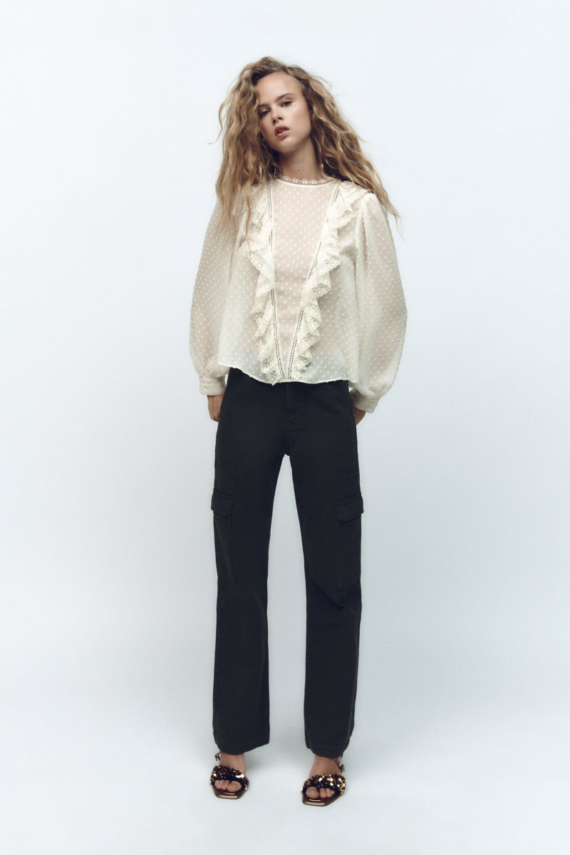 Olivia Vinten featured in  the Zara catalogue for Winter 2022