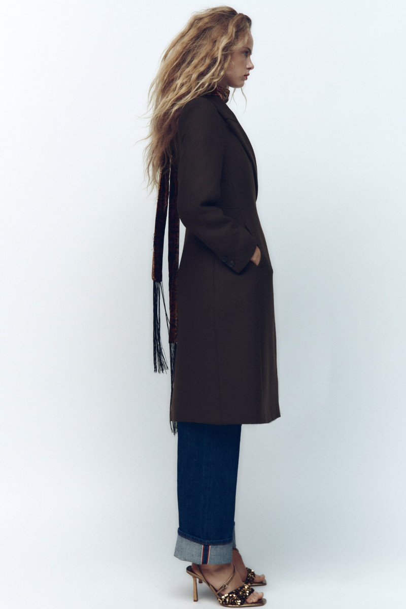 Olivia Vinten featured in  the Zara catalogue for Winter 2022