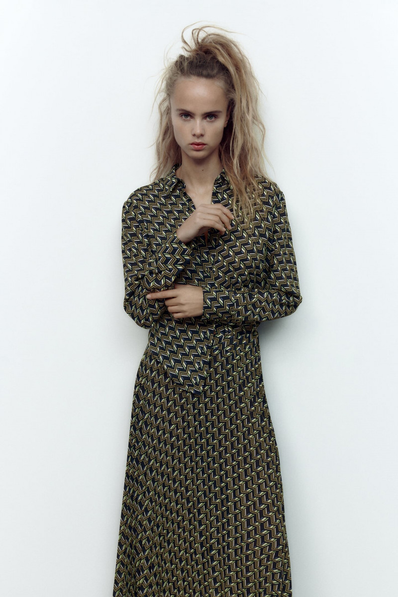 Olivia Vinten featured in  the Zara catalogue for Winter 2022