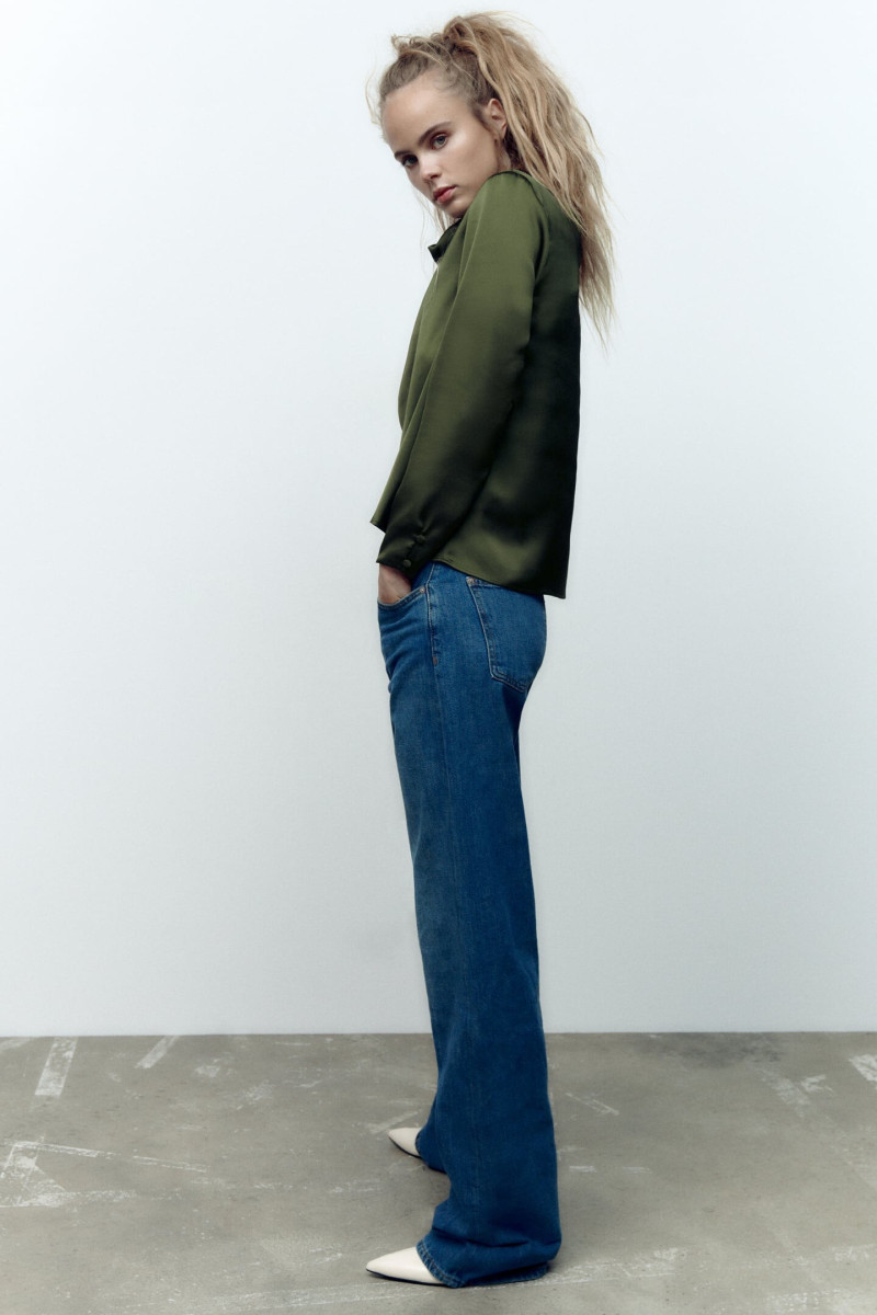 Olivia Vinten featured in  the Zara catalogue for Winter 2022