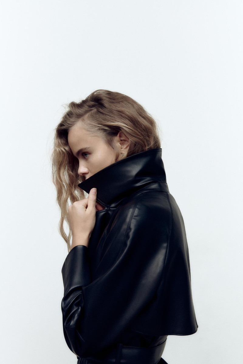 Olivia Vinten featured in  the Zara catalogue for Winter 2022