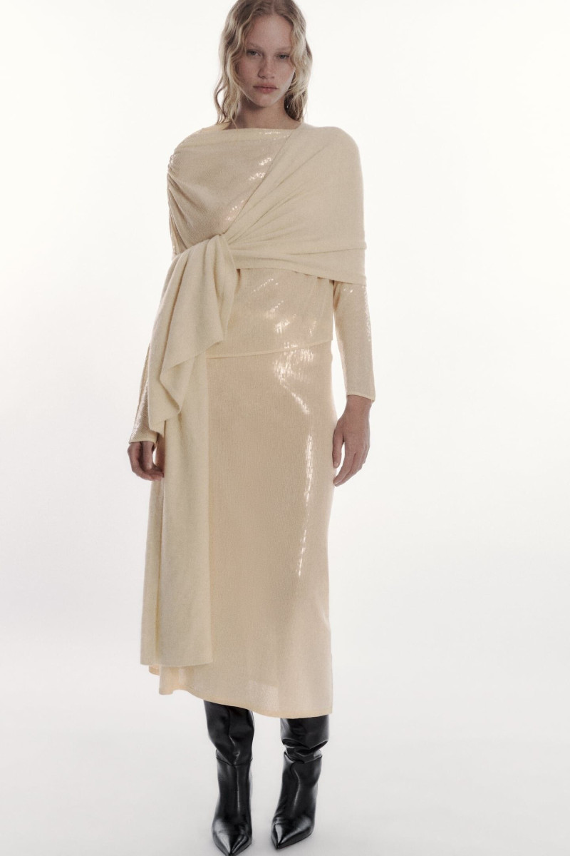 Tess Summer Carter featured in  the Zara catalogue for Winter 2022