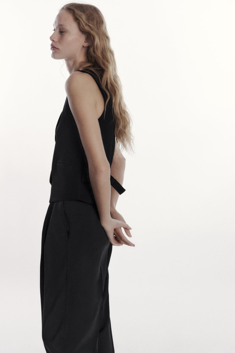 Tess Summer Carter featured in  the Zara catalogue for Winter 2022