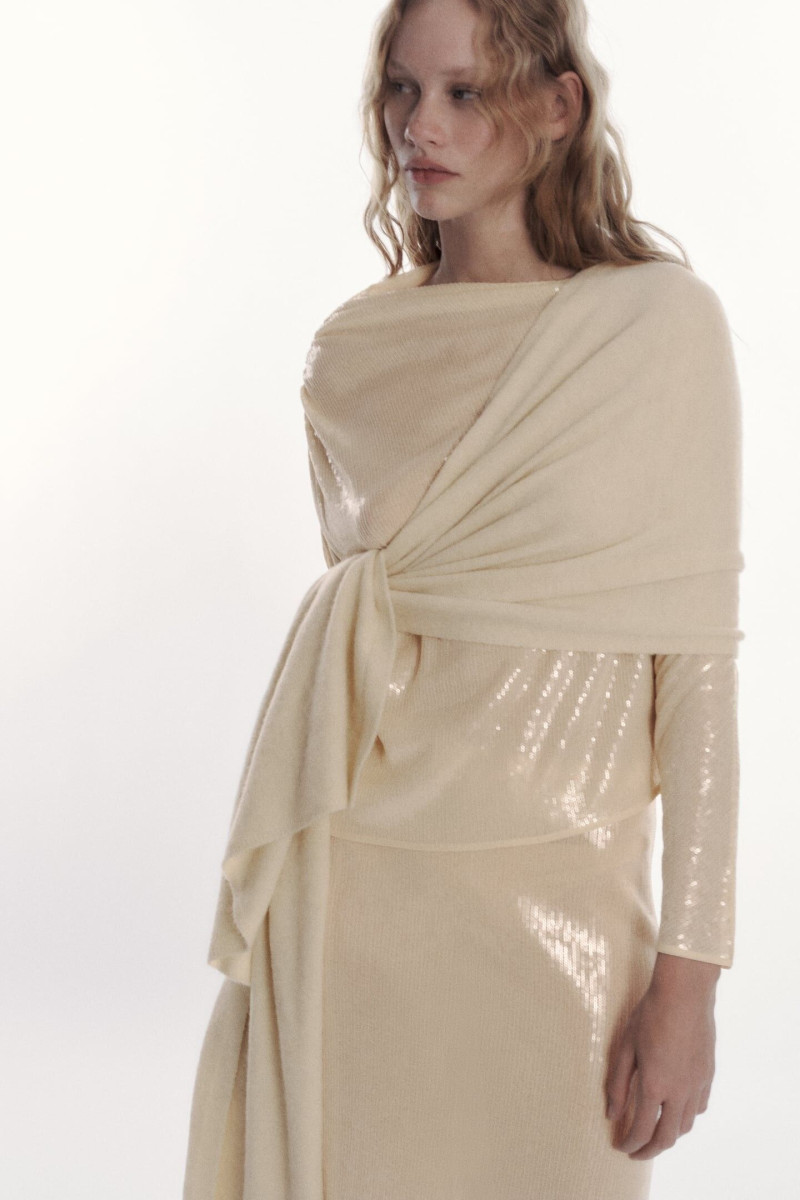 Tess Summer Carter featured in  the Zara catalogue for Winter 2022