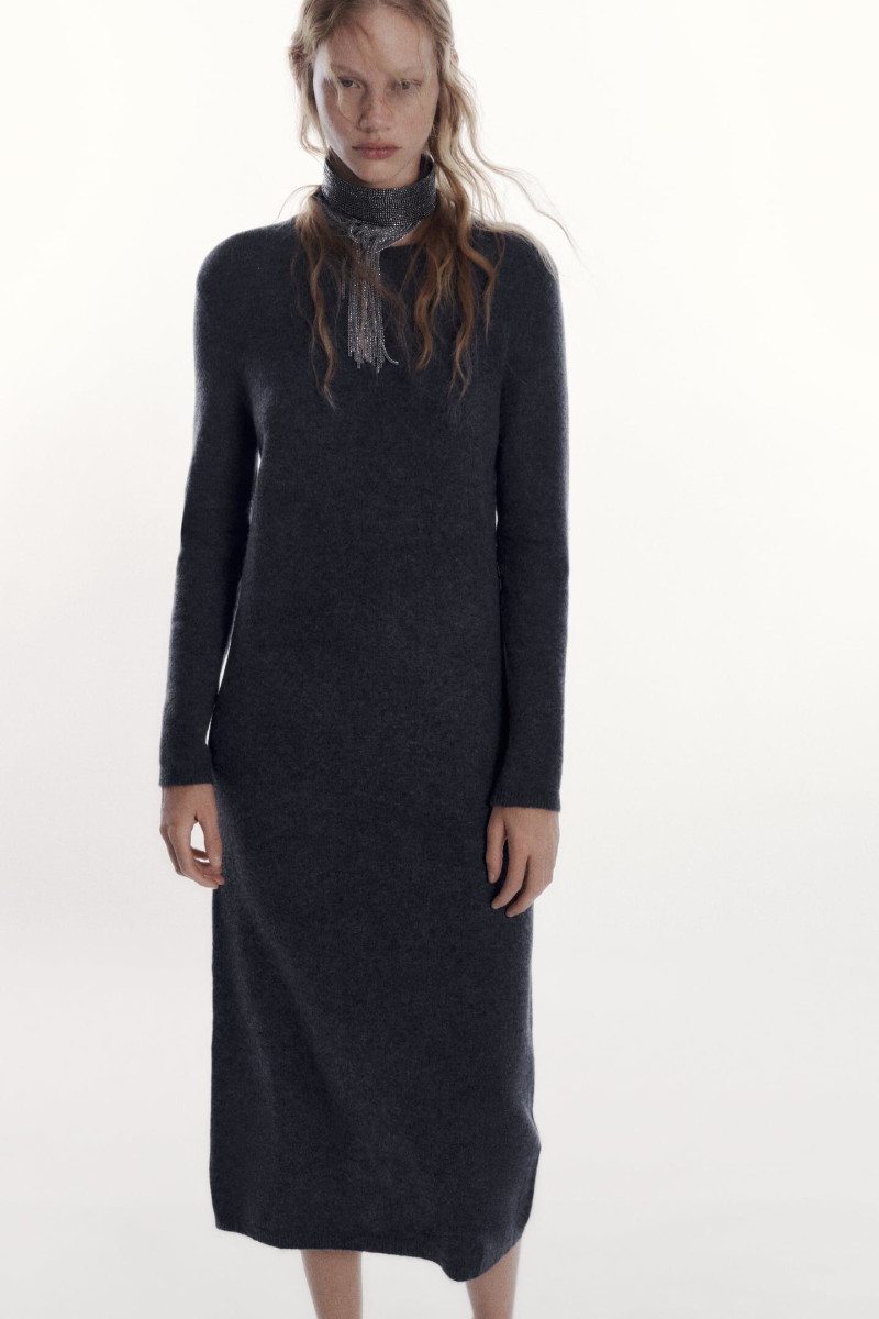 Tess Summer Carter featured in  the Zara catalogue for Winter 2022