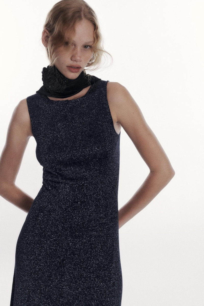 Tess Summer Carter featured in  the Zara catalogue for Winter 2022