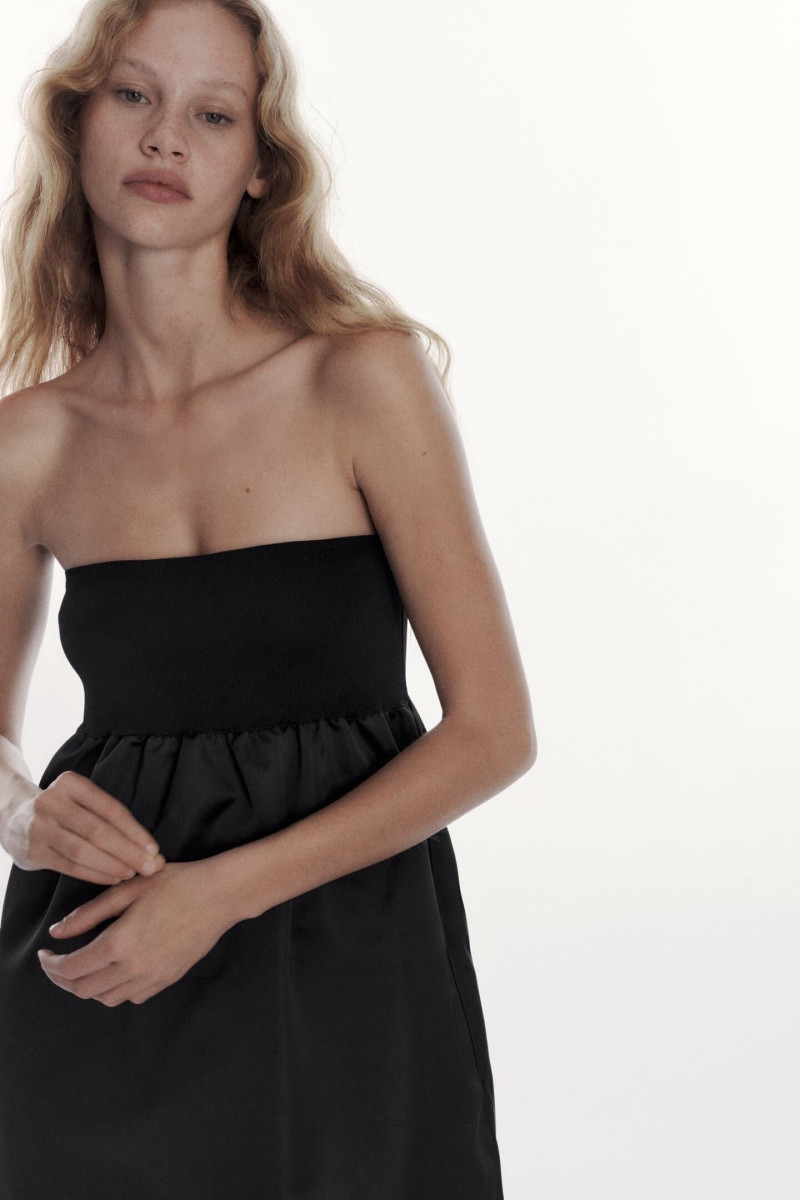 Tess Summer Carter featured in  the Zara catalogue for Winter 2022