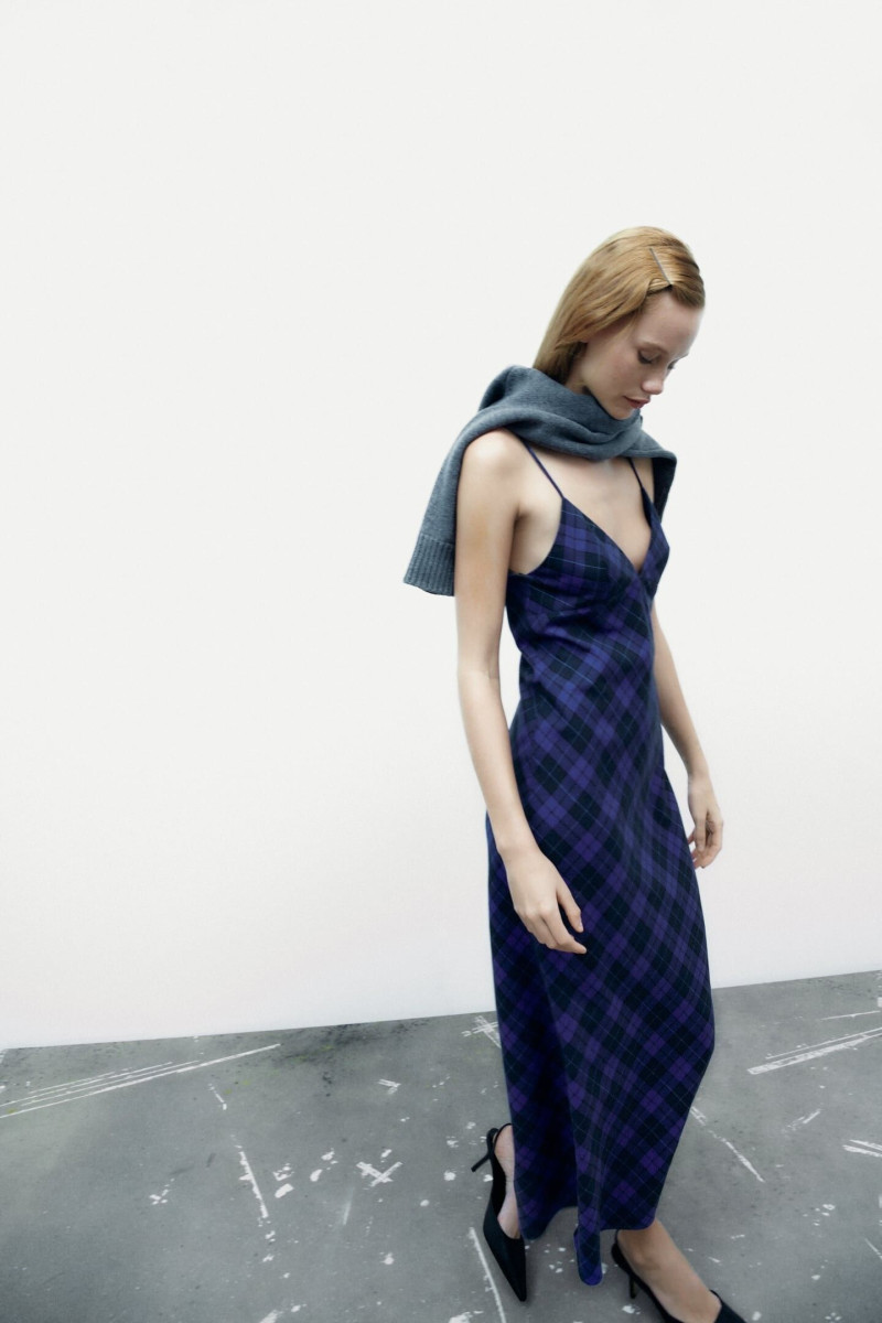 Tess Summer Carter featured in  the Zara catalogue for Winter 2022