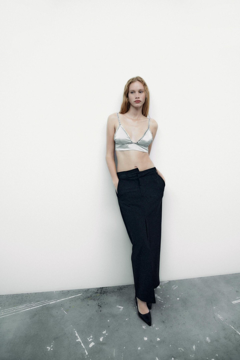 Tess Summer Carter featured in  the Zara catalogue for Winter 2022