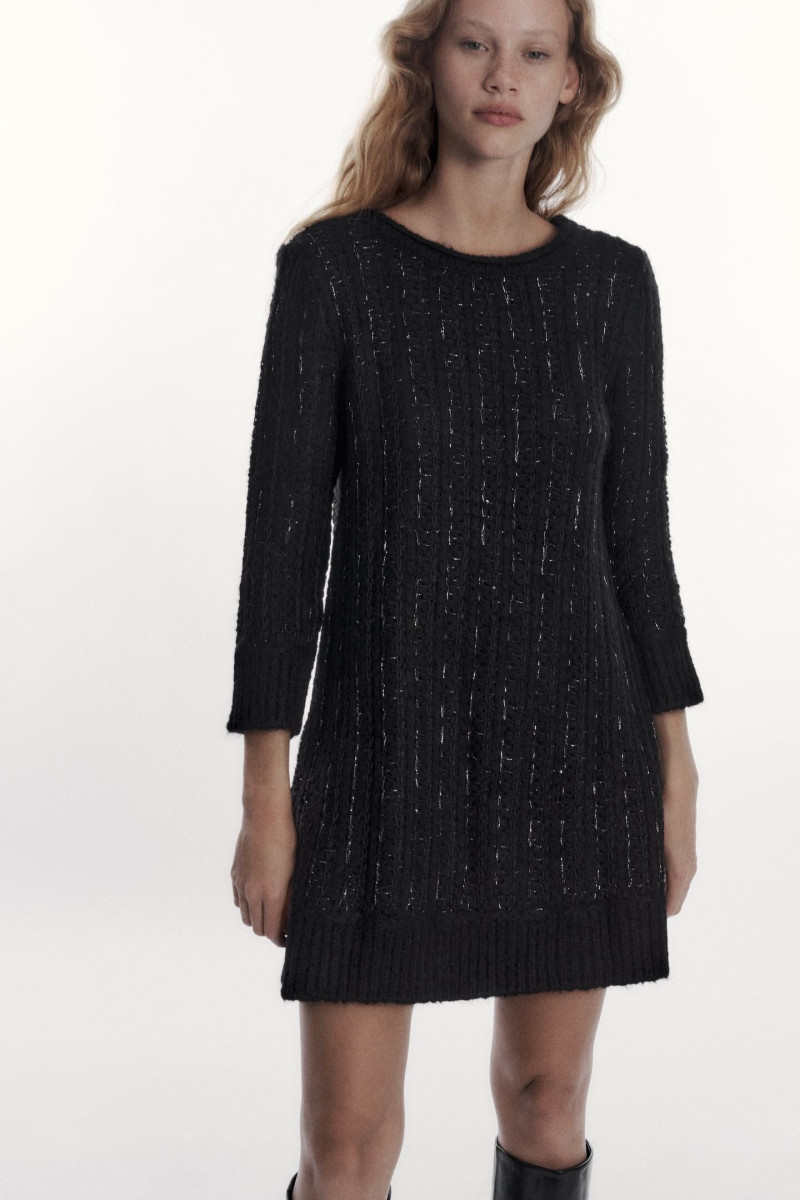 Tess Summer Carter featured in  the Zara catalogue for Winter 2022