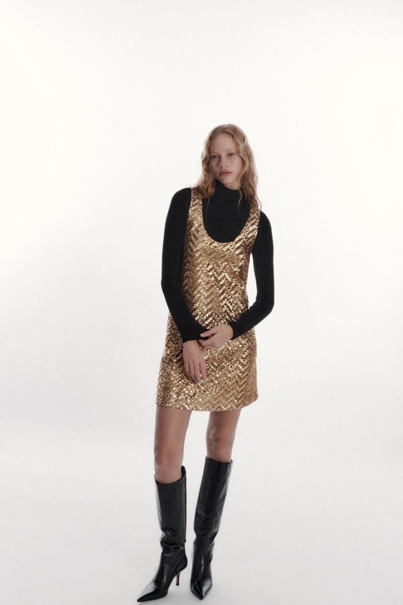 Tess Summer Carter featured in  the Zara catalogue for Winter 2022