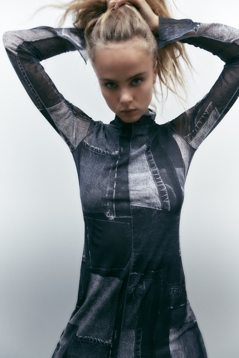 Olivia Vinten featured in  the Zara catalogue for Winter 2022