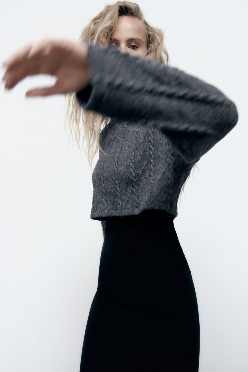 Olivia Vinten featured in  the Zara catalogue for Winter 2022