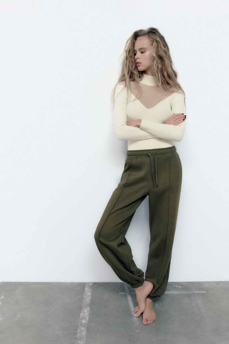 Olivia Vinten featured in  the Zara catalogue for Winter 2022