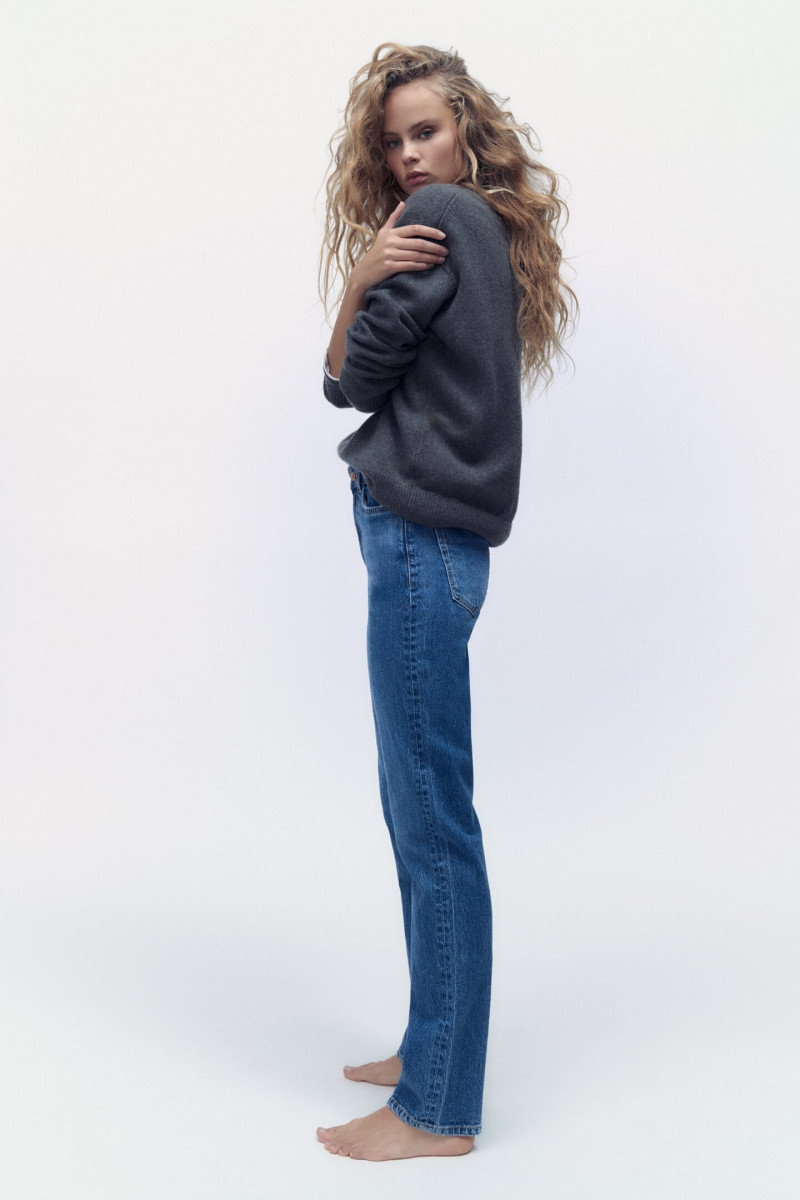 Olivia Vinten featured in  the Zara catalogue for Winter 2022