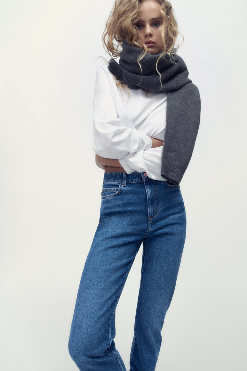 Olivia Vinten featured in  the Zara catalogue for Winter 2022