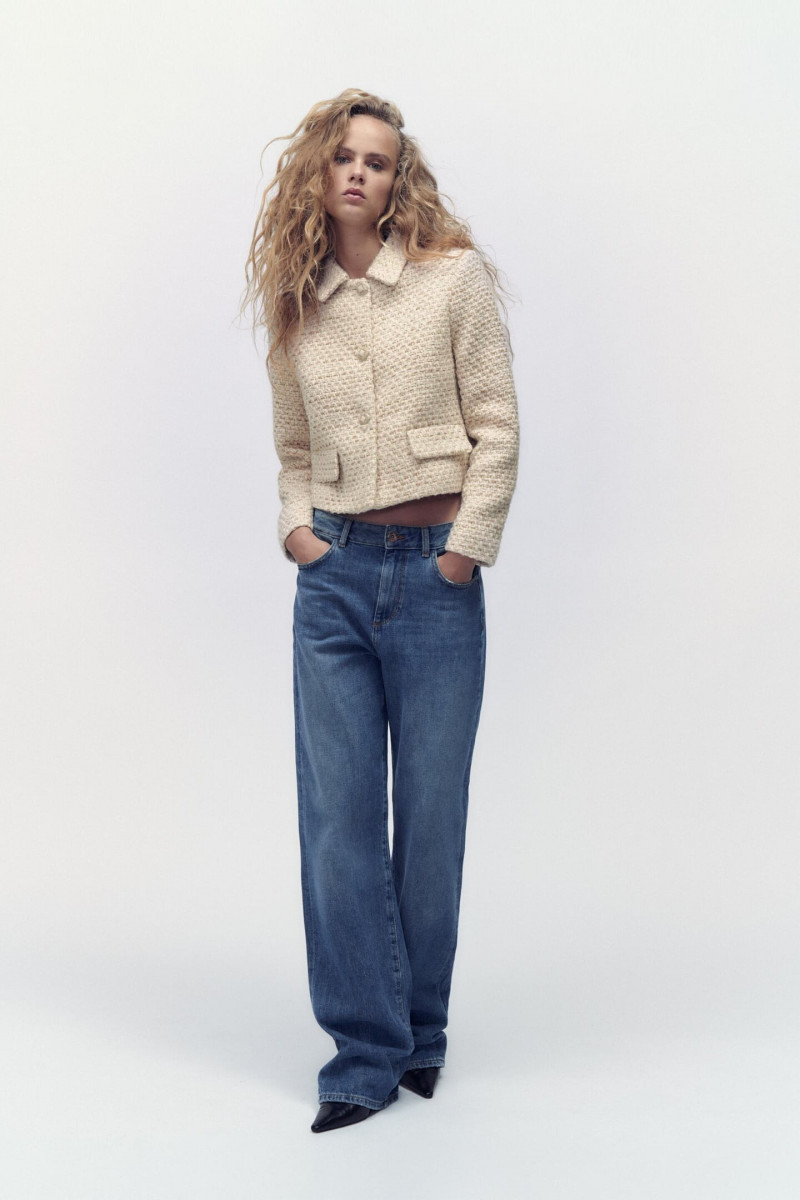 Olivia Vinten featured in  the Zara catalogue for Winter 2022