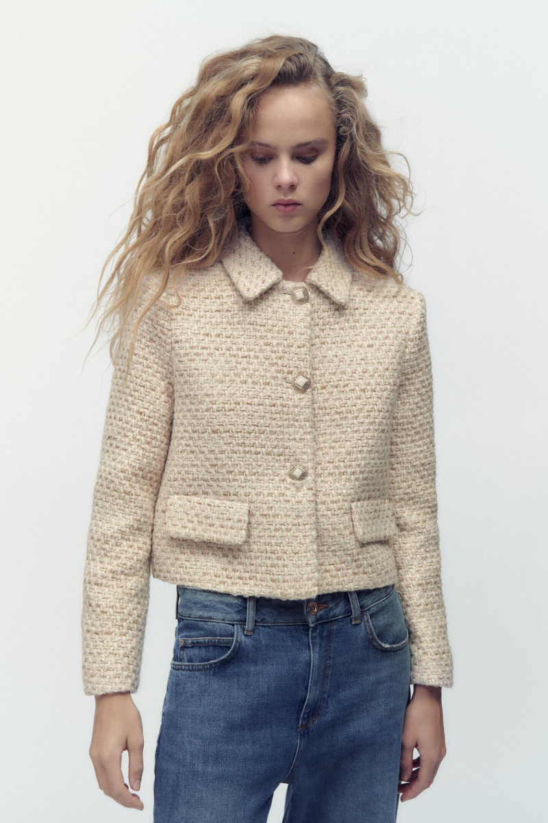 Olivia Vinten featured in  the Zara catalogue for Winter 2022