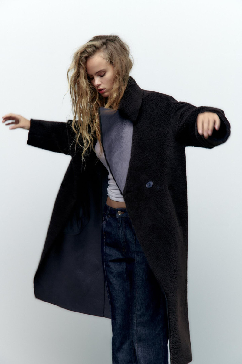 Olivia Vinten featured in  the Zara catalogue for Winter 2022