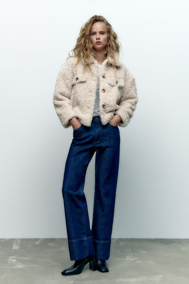 Olivia Vinten featured in  the Zara catalogue for Winter 2022