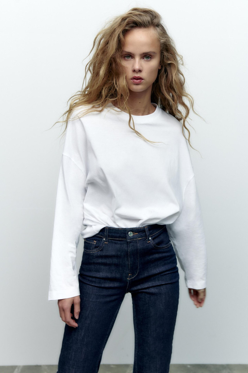 Olivia Vinten featured in  the Zara catalogue for Winter 2022