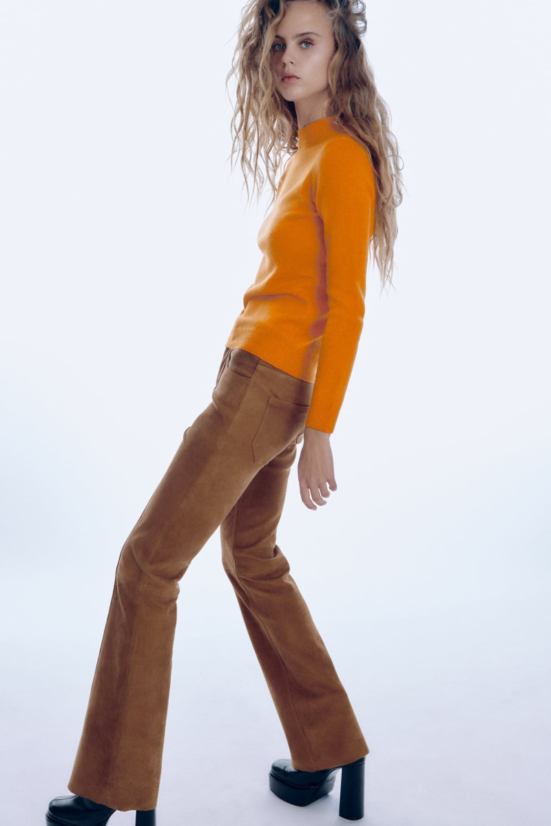 Olivia Vinten featured in  the Zara catalogue for Winter 2022