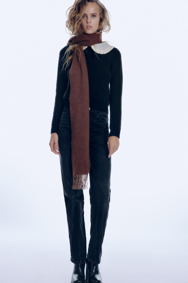 Olivia Vinten featured in  the Zara catalogue for Winter 2022