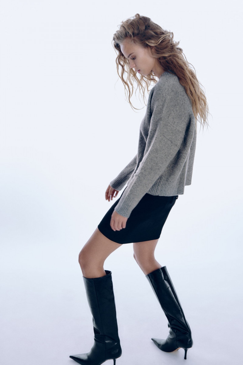 Olivia Vinten featured in  the Zara catalogue for Winter 2022