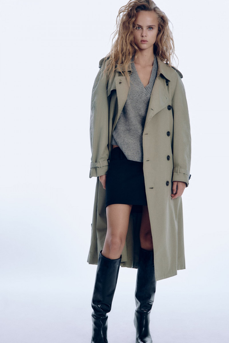 Olivia Vinten featured in  the Zara catalogue for Winter 2022