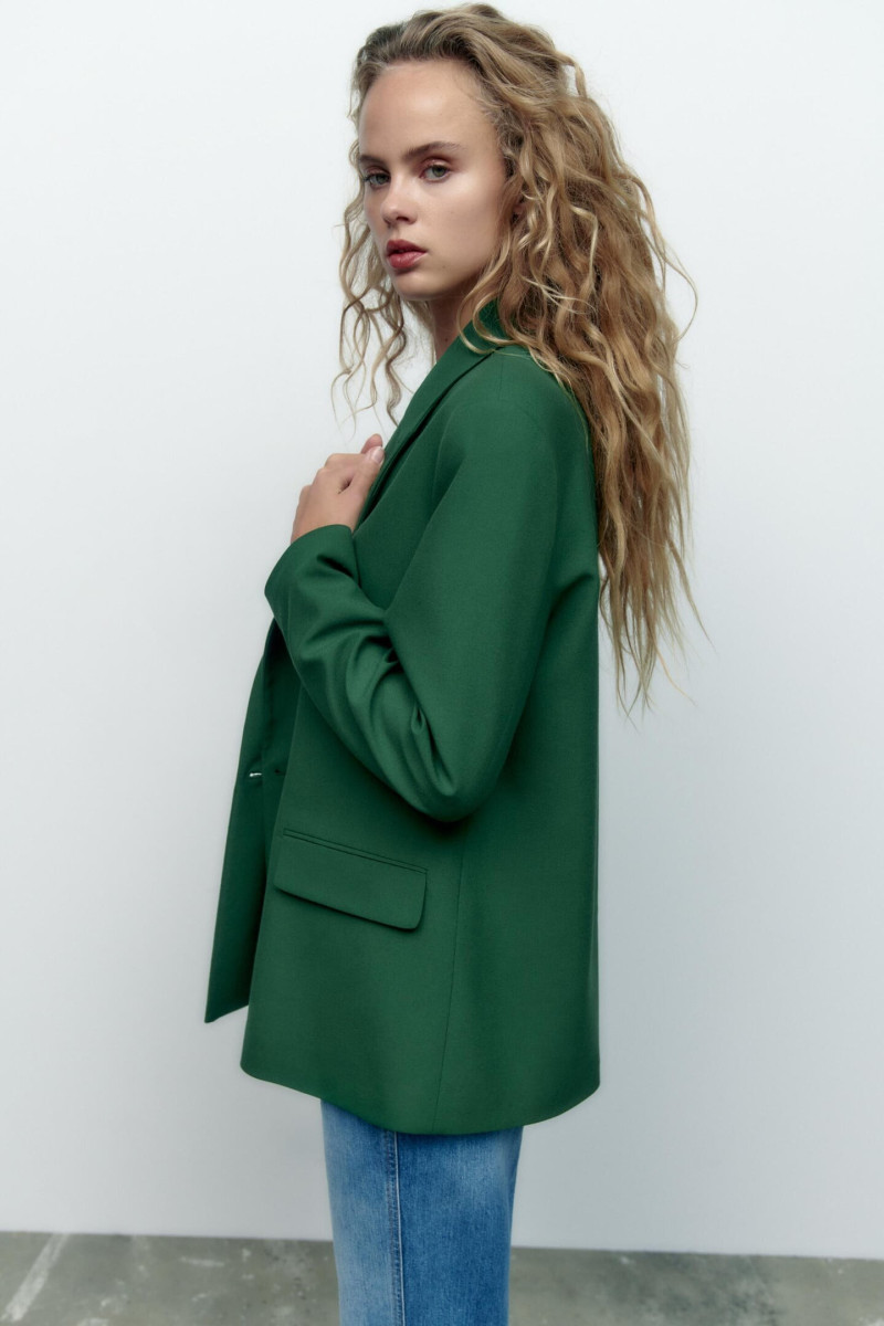 Olivia Vinten featured in  the Zara catalogue for Winter 2022