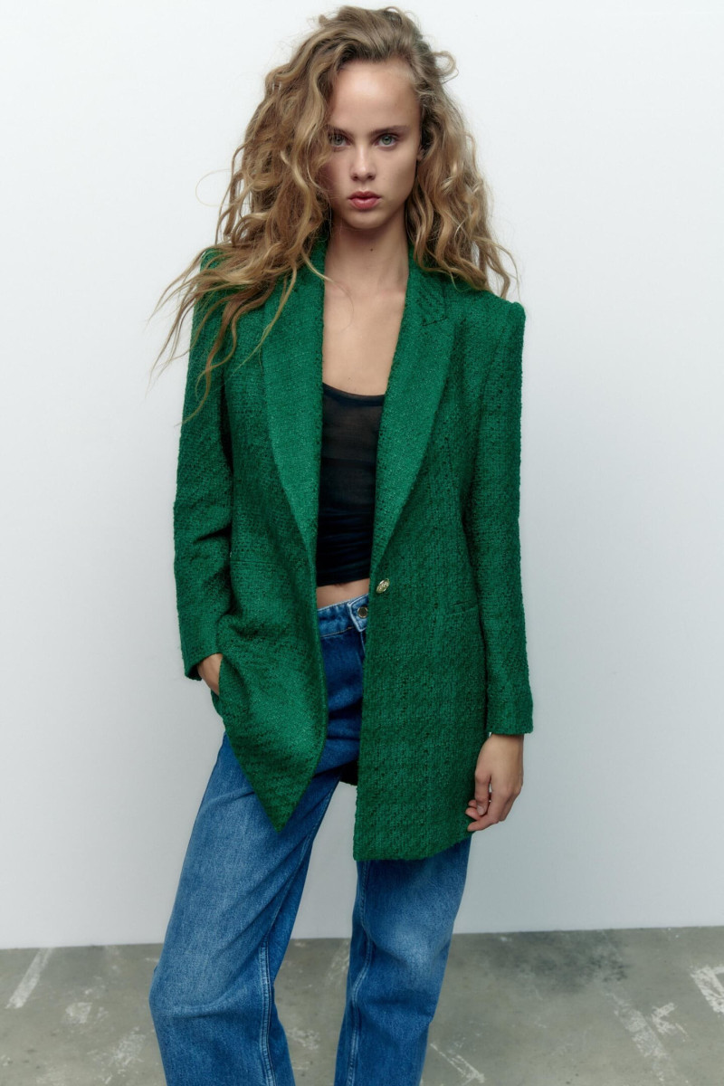 Olivia Vinten featured in  the Zara catalogue for Winter 2022