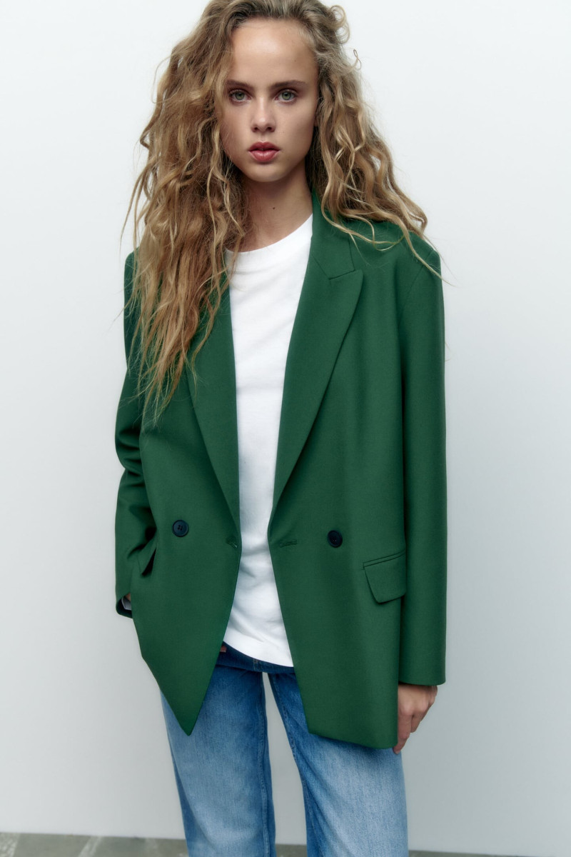 Olivia Vinten featured in  the Zara catalogue for Winter 2022