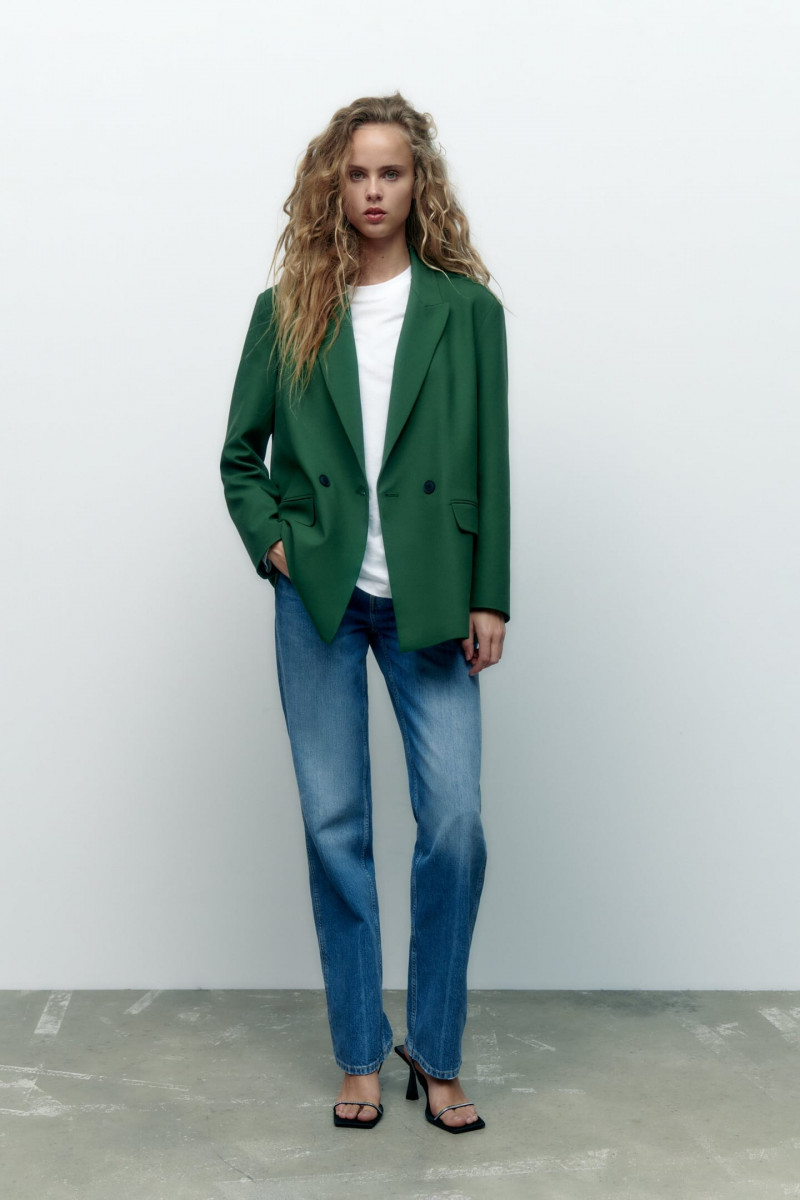 Olivia Vinten featured in  the Zara catalogue for Winter 2022