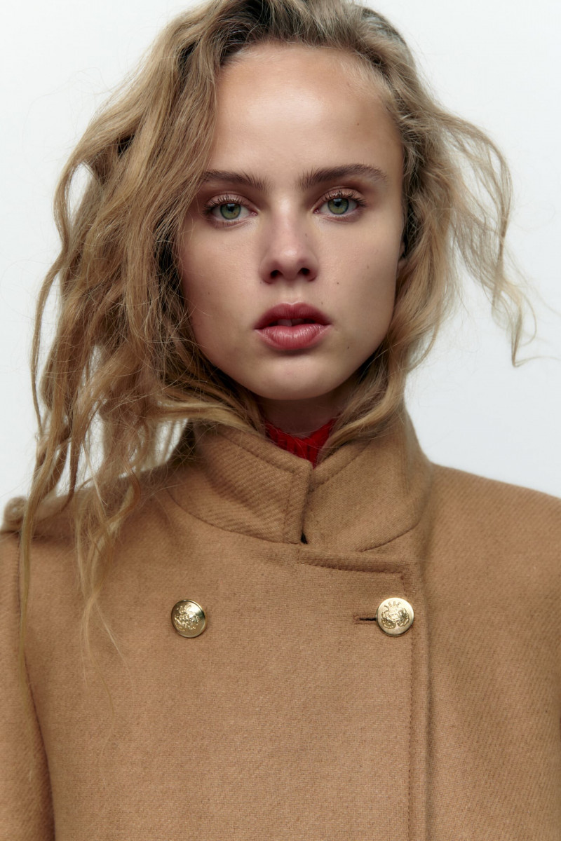 Olivia Vinten featured in  the Zara catalogue for Winter 2022