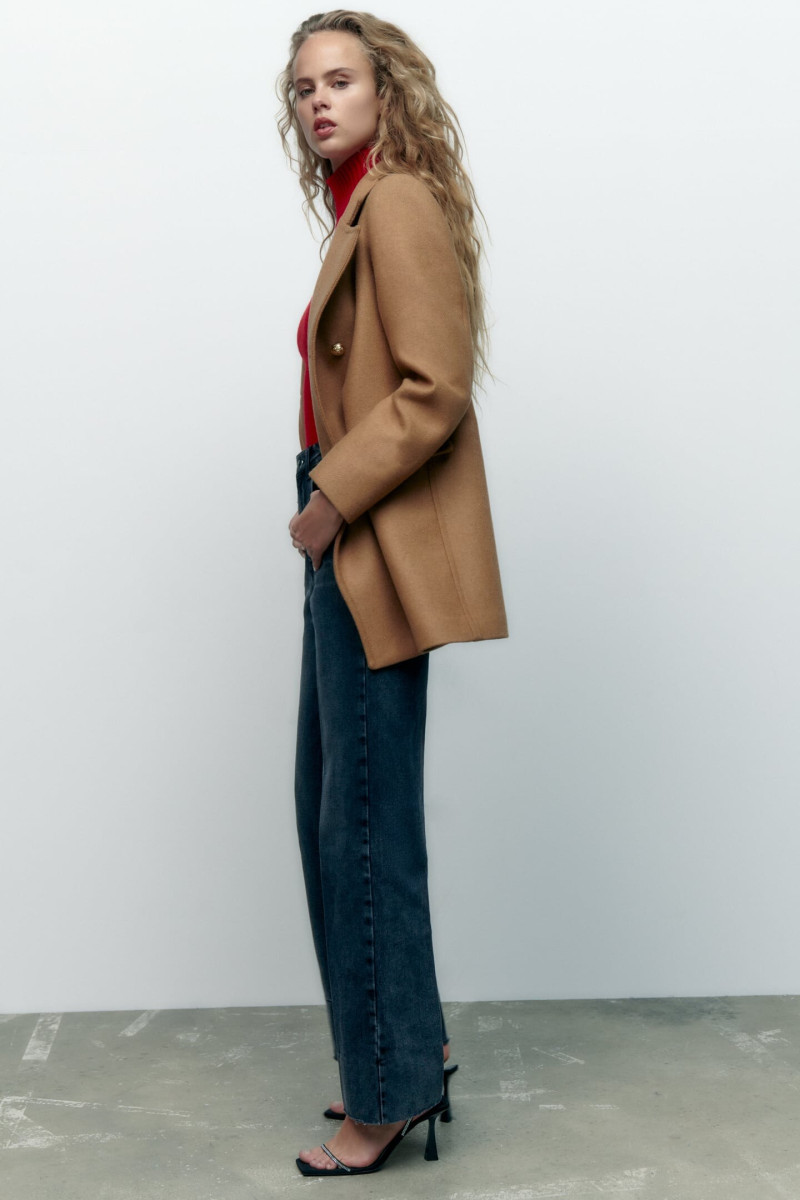 Olivia Vinten featured in  the Zara catalogue for Winter 2022