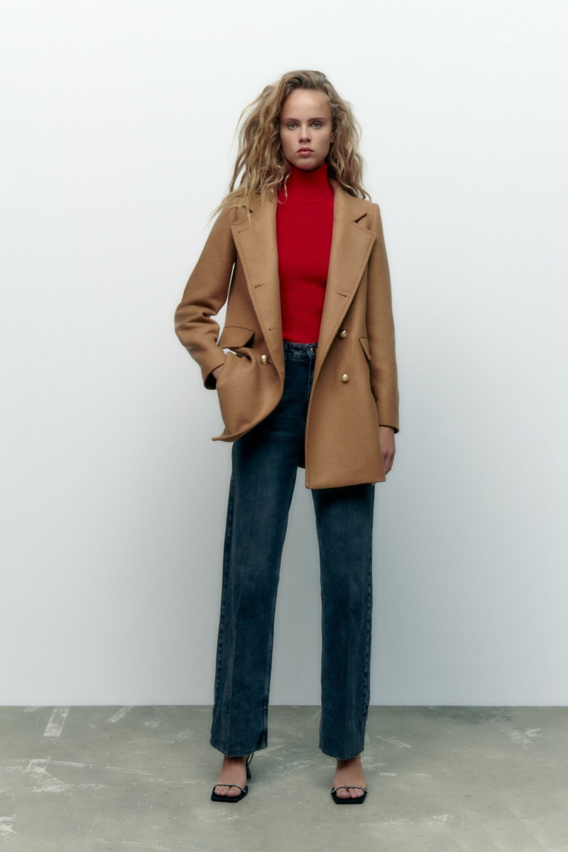 Olivia Vinten featured in  the Zara catalogue for Winter 2022