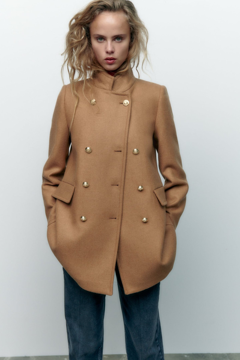 Olivia Vinten featured in  the Zara catalogue for Winter 2022