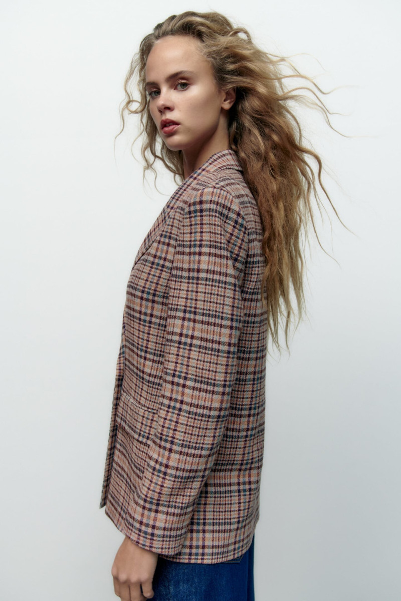 Olivia Vinten featured in  the Zara catalogue for Winter 2022