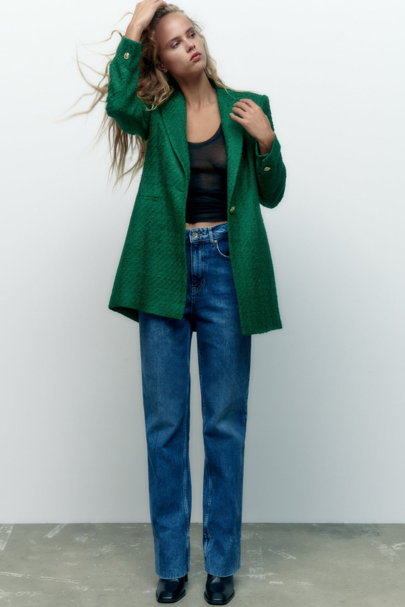 Olivia Vinten featured in  the Zara catalogue for Winter 2022