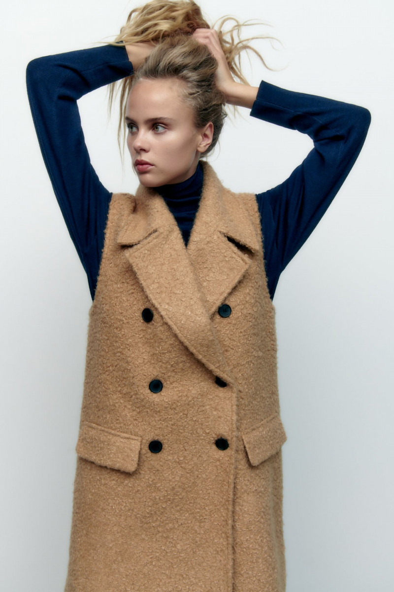 Olivia Vinten featured in  the Zara catalogue for Winter 2022