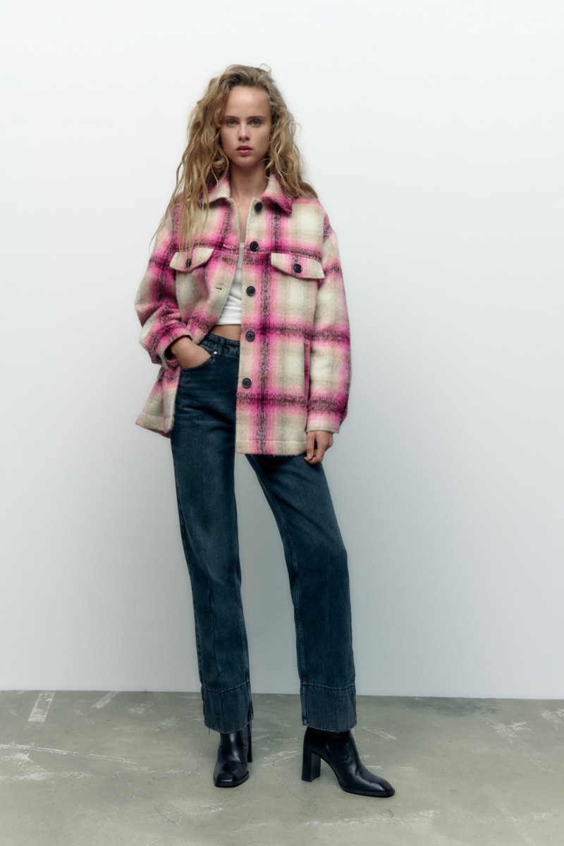 Olivia Vinten featured in  the Zara catalogue for Winter 2022