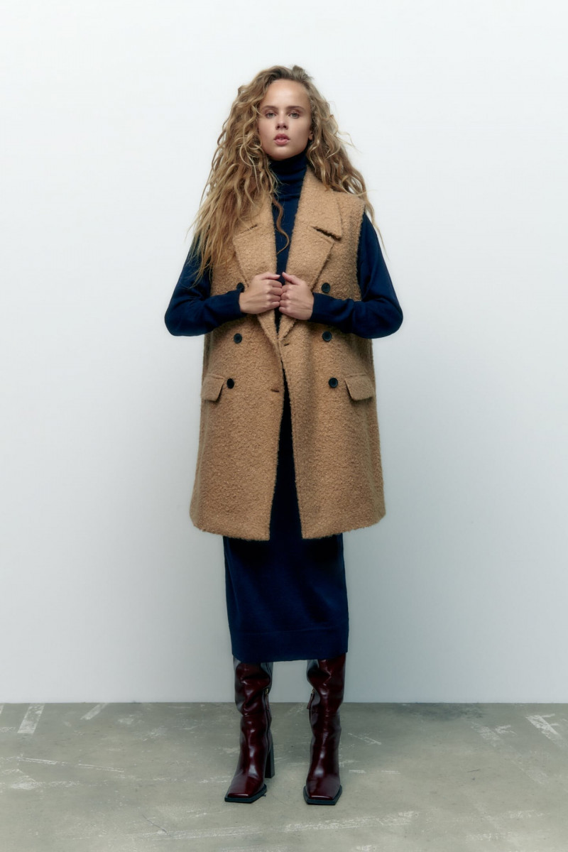 Olivia Vinten featured in  the Zara catalogue for Winter 2022