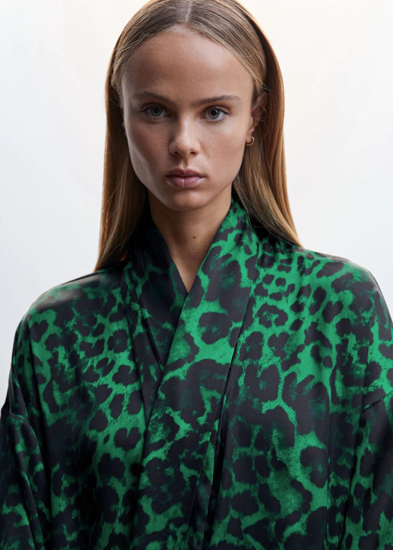 Olivia Vinten featured in  the Mango catalogue for Autumn/Winter 2022