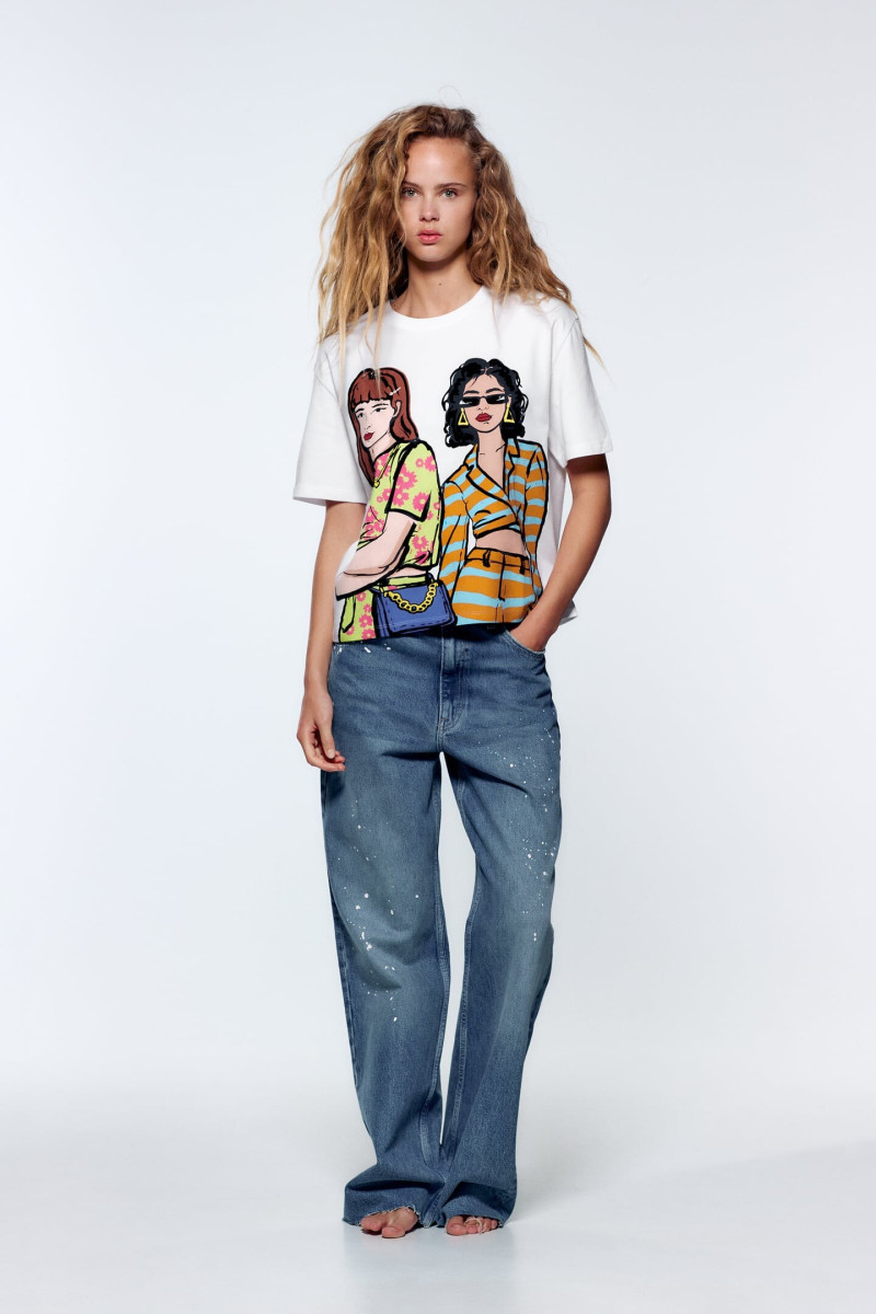 Olivia Vinten featured in  the Zara catalogue for Spring/Summer 2022